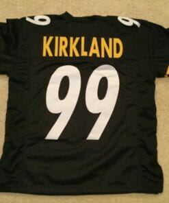 UNSIGNED CUSTOM Sewn Stitched Levon Kirkland New Style Black Jersey