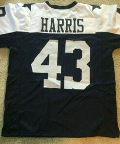 UNSIGNED CUSTOM Sewn Stitched Cliff Harris Thanksgiving Jersey