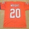 UNSIGNED CUSTOM Sewn Stitched Louis Wright Orange Jersey 6 UNSIGNED CUSTOM Sewn Stitched Louis Wright Orange Jersey