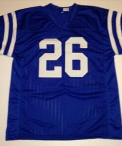 UNSIGNED CUSTOM Sewn Stitched Lydell Mitchell Blue Jersey