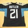 UNSIGNED CUSTOM Sewn Stitched Malcolm Butler Blue Jersey