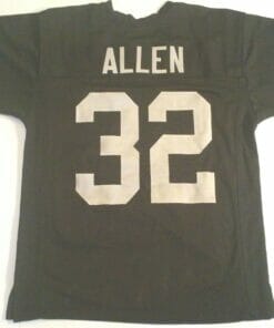 UNSIGNED CUSTOM Sewn Stitched Marcus Allen Black Jersey