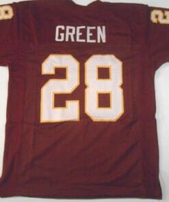 UNSIGNED CUSTOM Sewn Stitched Darrell Green Burgundy Jersey