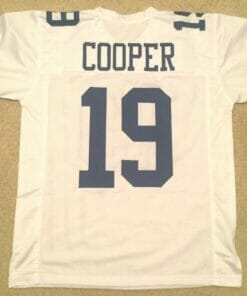 UNSIGNED CUSTOM Sewn Stitched Amari Cooper White Jersey