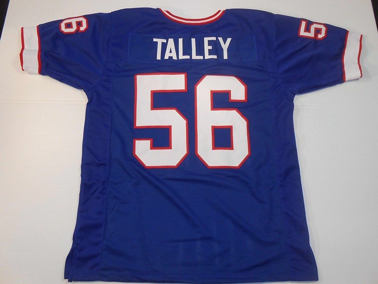 UNSIGNED CUSTOM Sewn Stitched Darryl Talley Blue Jersey 1 UNSIGNED CUSTOM Sewn Stitched Darryl Talley Blue Jersey