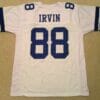 UNSIGNED CUSTOM Sewn Stitched Michael Irvin White Jersey