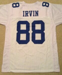UNSIGNED CUSTOM Sewn Stitched Michael Irvin White Jersey