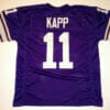 UNSIGNED CUSTOM Sewn Stitched Joe Kapp Purple Jersey