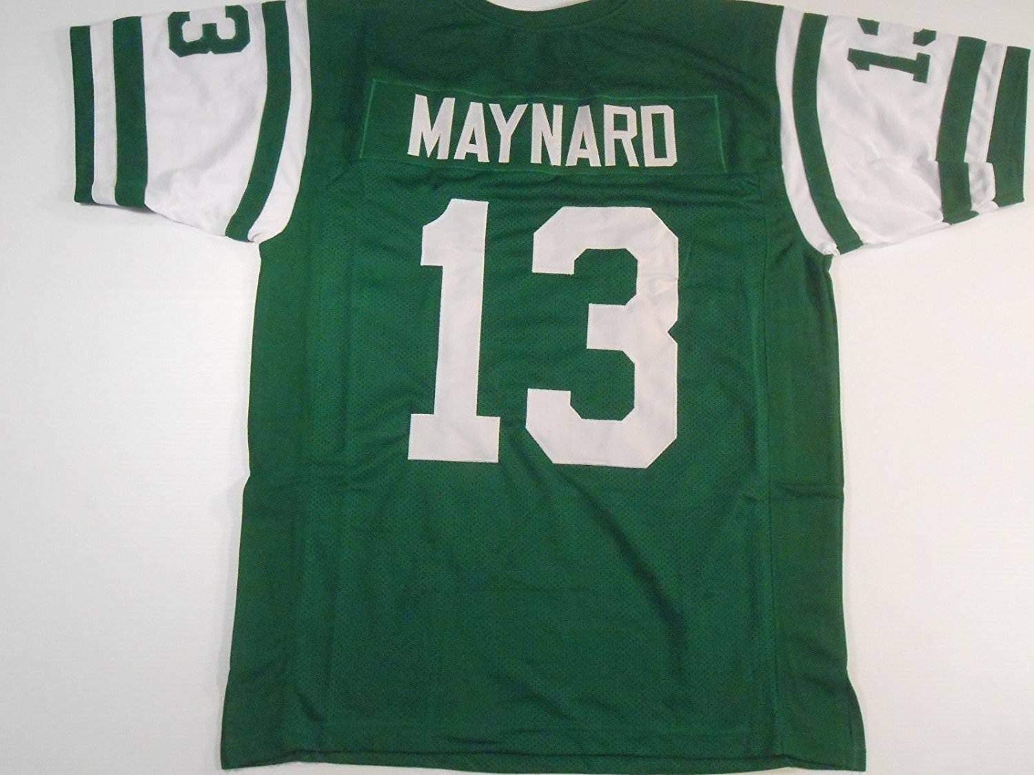UNSIGNED CUSTOM Sewn Stitched Don Maynard Green Jersey 1 UNSIGNED CUSTOM Sewn Stitched Don Maynard Green Jersey