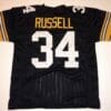 UNSIGNED CUSTOM Sewn Stitched Andy Russell Black Jersey