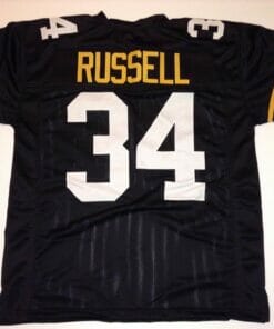 UNSIGNED CUSTOM Sewn Stitched Andy Russell Black Jersey