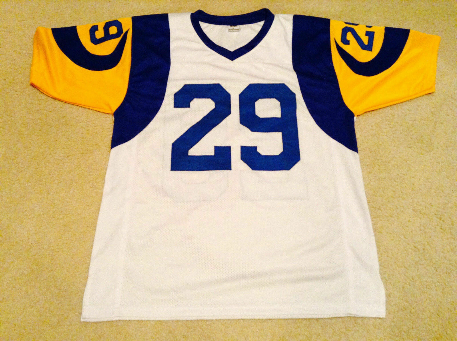 UNSIGNED CUSTOM Sewn Stitched Eric Dickerson White Jersey 2 UNSIGNED CUSTOM Sewn Stitched Eric Dickerson White Jersey