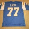 UNSIGNED CUSTOM Sewn Stitched Ernie Ladd Powder Blue Jersey