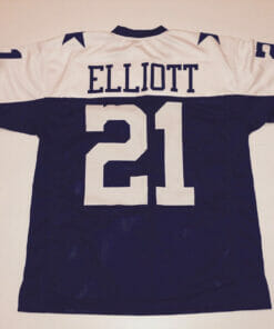 UNSIGNED CUSTOM Sewn Stitched Ezekiel Elliott Thanksgiving Jersey