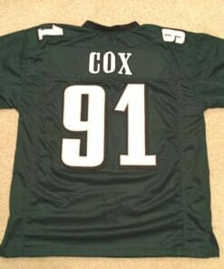 UNSIGNED CUSTOM Sewn Stitched Fletcher Cox Green Jersey