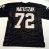 UNSIGNED CUSTOM Sewn Stitched John Matuszak Black Jersey