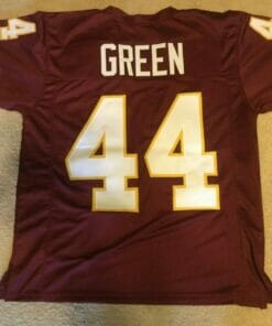 UNSIGNED CUSTOM Sewn Stitched John Riggins ERROR Burgundy Jersey