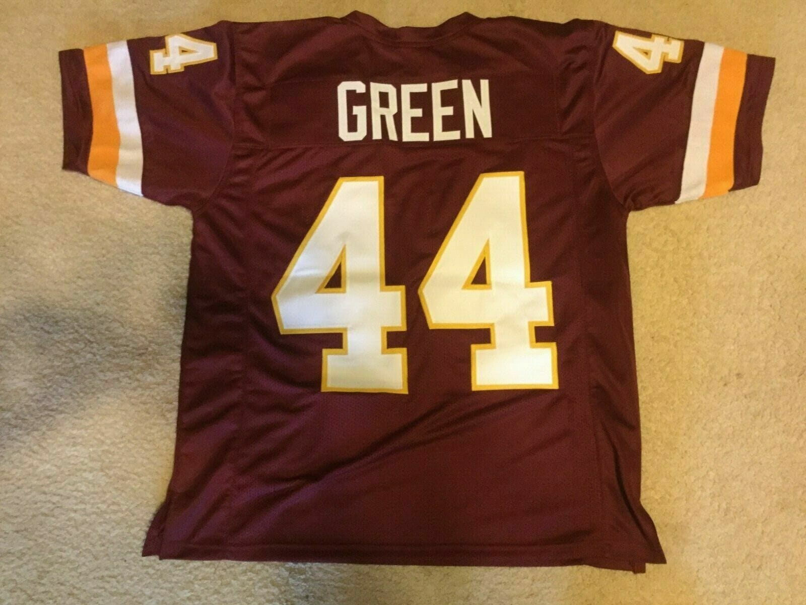 UNSIGNED CUSTOM Sewn Stitched John Riggins ERROR Burgundy Jersey 1 UNSIGNED CUSTOM Sewn Stitched John Riggins ERROR Burgundy Jersey