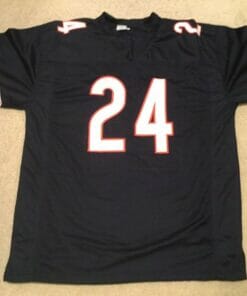 UNSIGNED CUSTOM Sewn Stitched Jordan Howard Blue Jersey