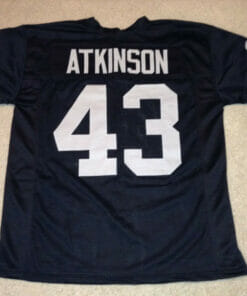 UNSIGNED CUSTOM Sewn Stitched George Atkinson Black Jersey