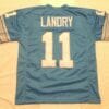 UNSIGNED CUSTOM Sewn Stitched Greg Landry Blue Jersey