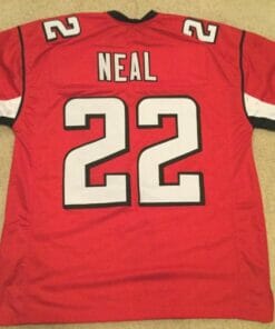 UNSIGNED CUSTOM Sewn Stitched Keanu Neal Red Jersey