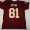 UNSIGNED CUSTOM Sewn Stitched Art Monk Burgundy Jersey