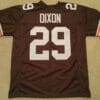UNSIGNED CUSTOM Sewn Stitched Hanford Dixon Brown Jersey