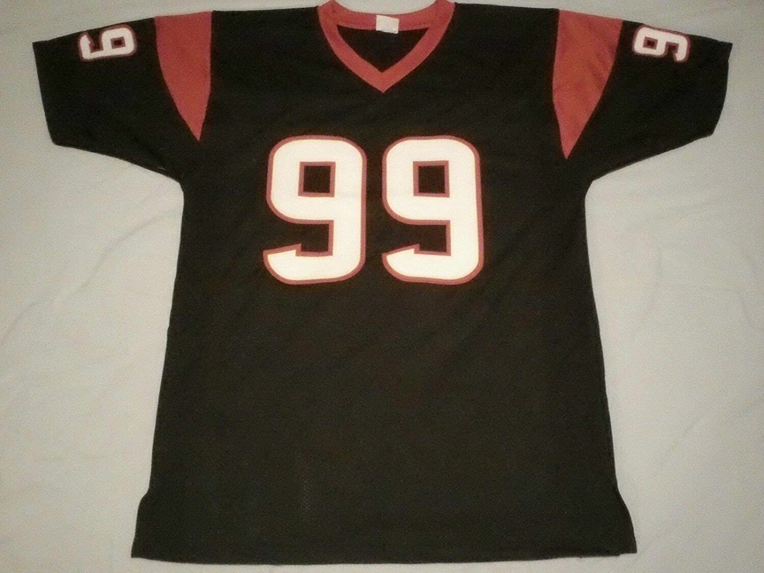 UNSIGNED CUSTOM Sewn Stitched J.J. Watt Blue Jersey 2 UNSIGNED CUSTOM Sewn Stitched J.J. Watt Blue Jersey