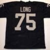 UNSIGNED CUSTOM Sewn Stitched Howie Long Black Jersey