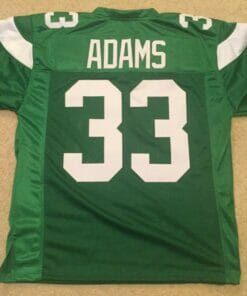 UNSIGNED CUSTOM Sewn Stitched Jamal Adams Green ERROR Jersey