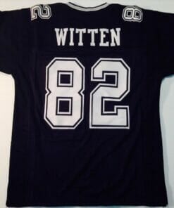 UNSIGNED CUSTOM Sewn Stitched Jason Witten Blue Jersey