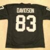 UNSIGNED CUSTOM Sewn Stitched Ben Davidson Black Jersey