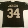 UNSIGNED CUSTOM Sewn Stitched Bo Jackson Black Jersey