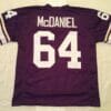 UNSIGNED CUSTOM Sewn Stitched Randall McDaniel Purple Jersey