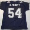 UNSIGNED CUSTOM Sewn Stitched Randy White Blue Jersey