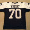 UNSIGNED CUSTOM Sewn Stitched Rayfield Wright Thanksgving Jersey 6 UNSIGNED CUSTOM Sewn Stitched Rayfield Wright Thanksgving Jersey
