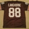 UNSIGNED CUSTOM Sewn Stitched Reggie Langhorne Brown Jersey 6 UNSIGNED CUSTOM Sewn Stitched Reggie Langhorne Brown Jersey