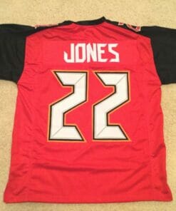 UNSIGNED CUSTOM Sewn Stitched Ronald Jones ERROR Red Jersey