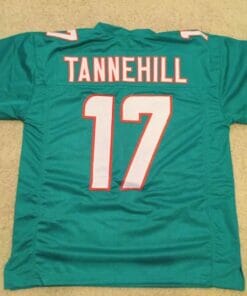 UNSIGNED CUSTOM Sewn Stitched Ryan Tannehill Teal Jersey