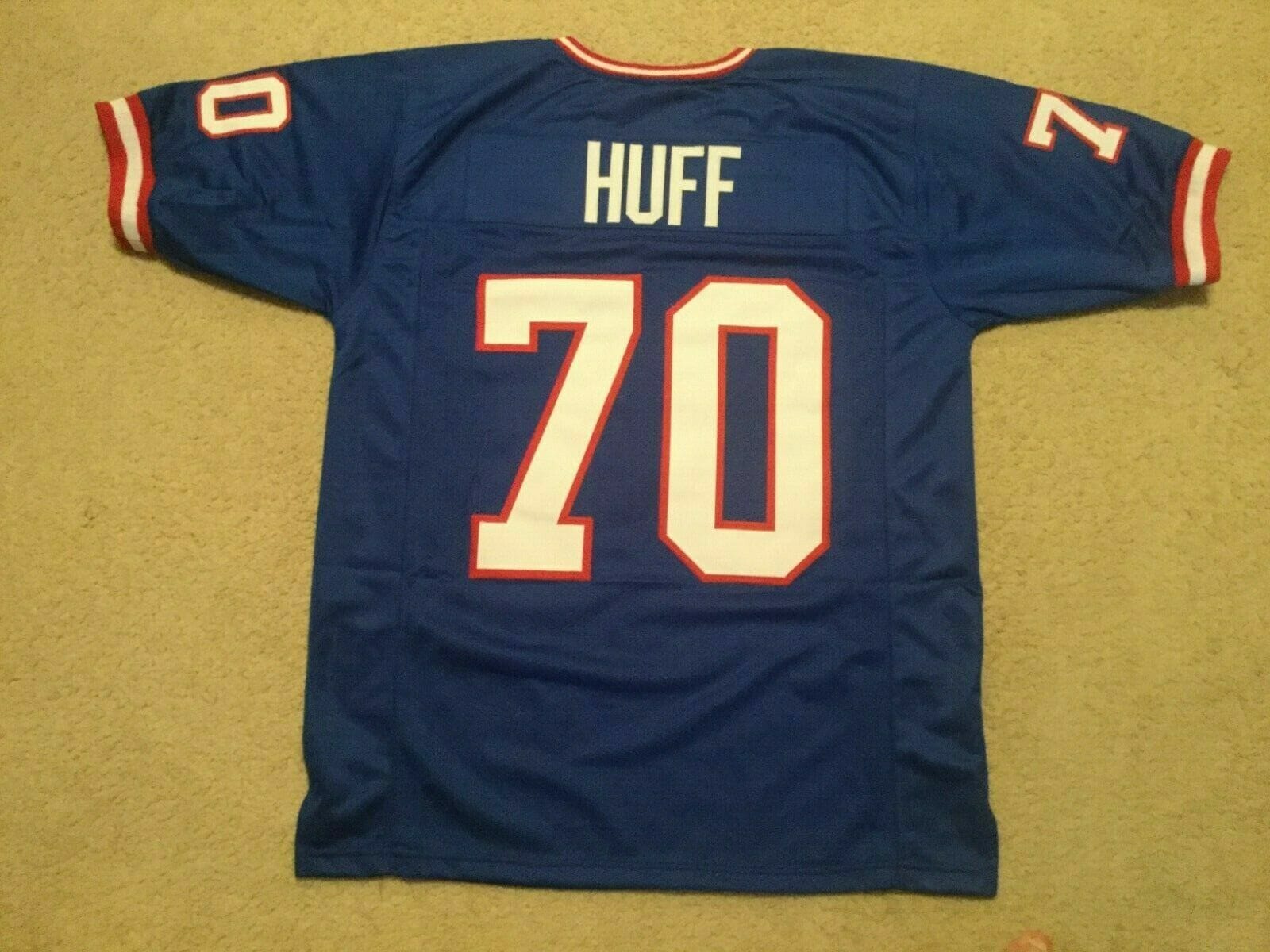 UNSIGNED CUSTOM Sewn Stitched Sam Huff ERROR Jersey 1 UNSIGNED CUSTOM Sewn Stitched Sam Huff ERROR Jersey