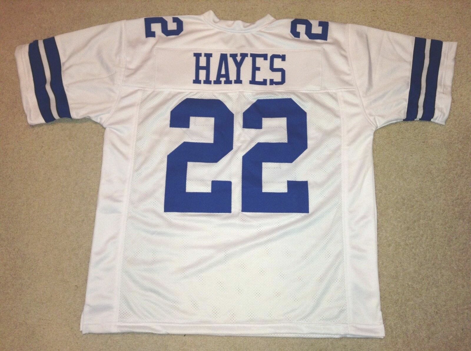UNSIGNED CUSTOM Sewn Stitched Bob Hayes White Jersey 1 UNSIGNED CUSTOM Sewn Stitched Bob Hayes White Jersey