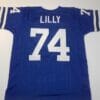 UNSIGNED CUSTOM Sewn Stitched Bob Lilly Blue Jersey 6 UNSIGNED CUSTOM Sewn Stitched Bob Lilly Blue Jersey