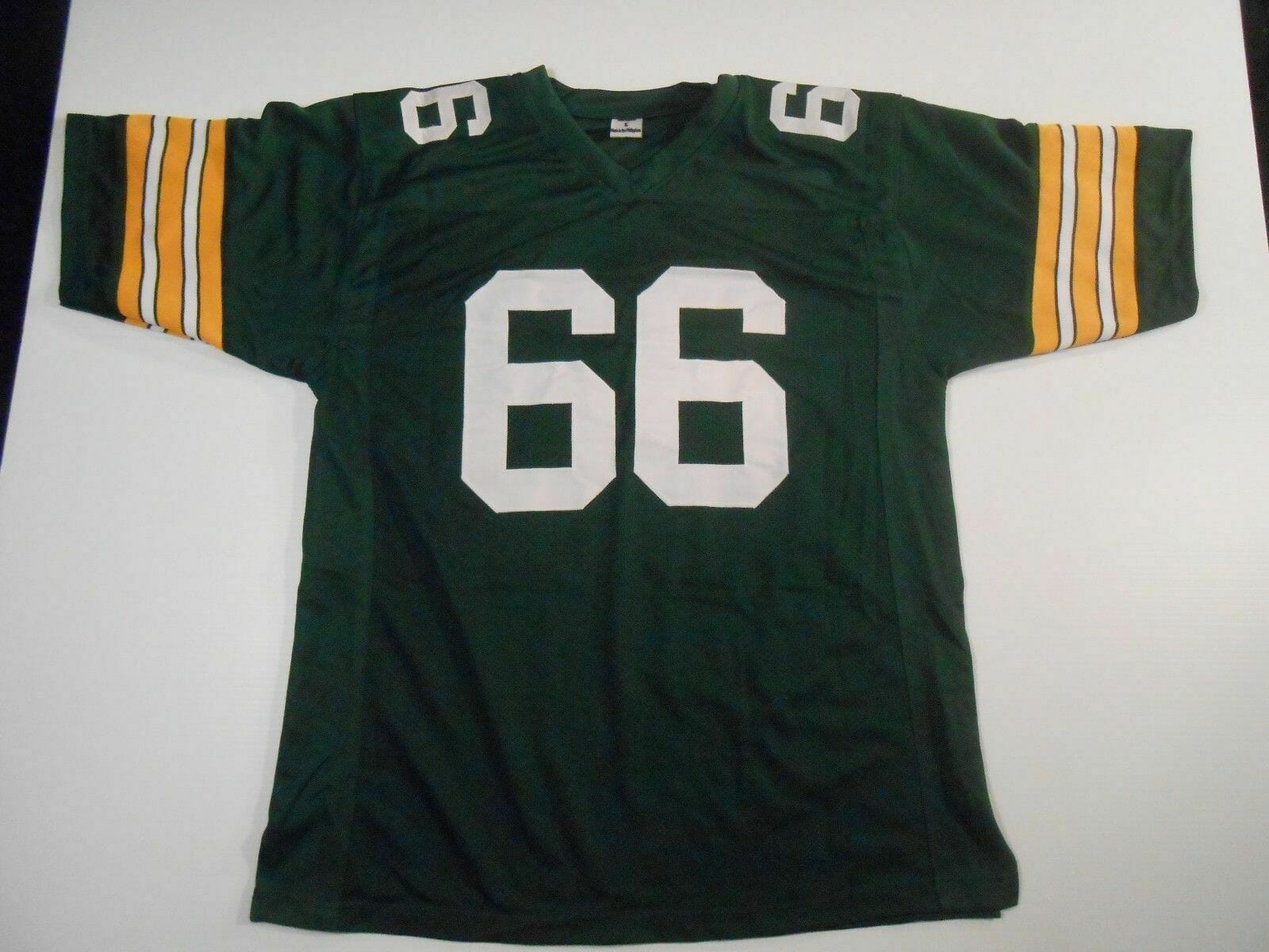 UNSIGNED CUSTOM Sewn Stitched Ray Nitschke Green Jersey 2 UNSIGNED CUSTOM Sewn Stitched Ray Nitschke Green Jersey
