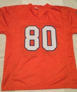 UNSIGNED CUSTOM Sewn Stitched Rick Upchurch Orange Jersey