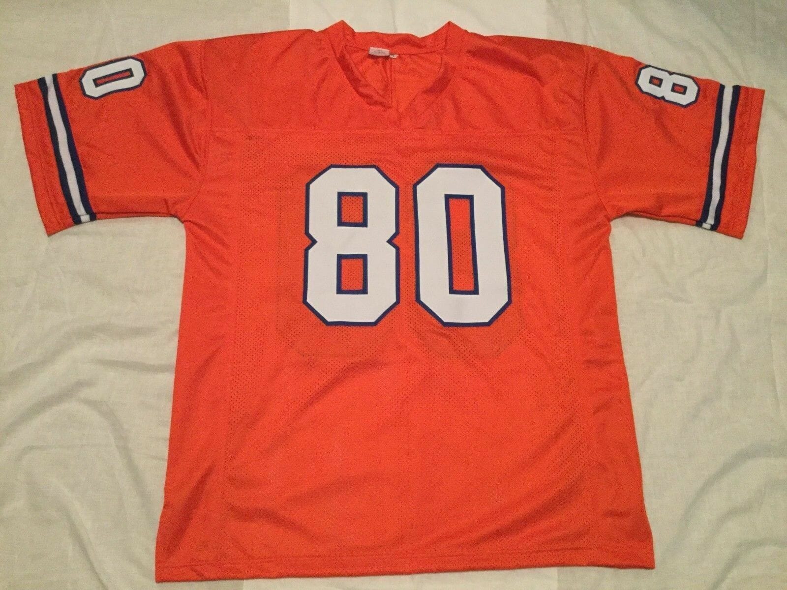 UNSIGNED CUSTOM Sewn Stitched Rick Upchurch Orange Jersey 2 UNSIGNED CUSTOM Sewn Stitched Rick Upchurch Orange Jersey