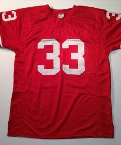 UNSIGNED CUSTOM Sewn Stitched Roger Craig Red Jersey
