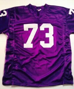 UNSIGNED CUSTOM Sewn Stitched Ron Yary Purple Jersey