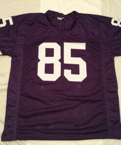 UNSIGNED CUSTOM Sewn Stitched Sammy White Purple Jersey