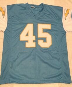 UNSIGNED CUSTOM Sewn Stitched Speedy Duncan Powder Blue Jersey 4 UNSIGNED CUSTOM Sewn Stitched Speedy Duncan Powder Blue Jersey